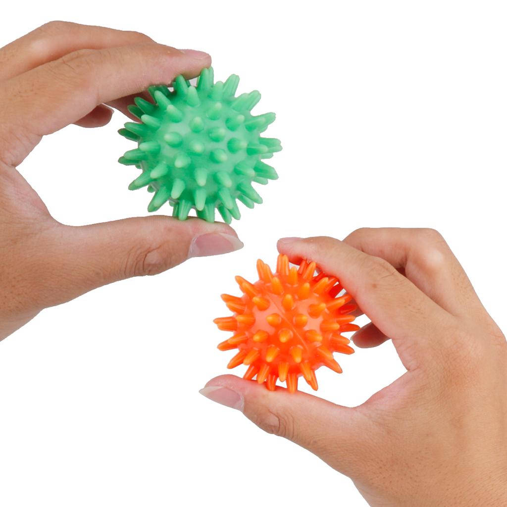 2 Pieces Spiky Trigger Point Acupuncture Deep Tissue Muscle Massage Ball