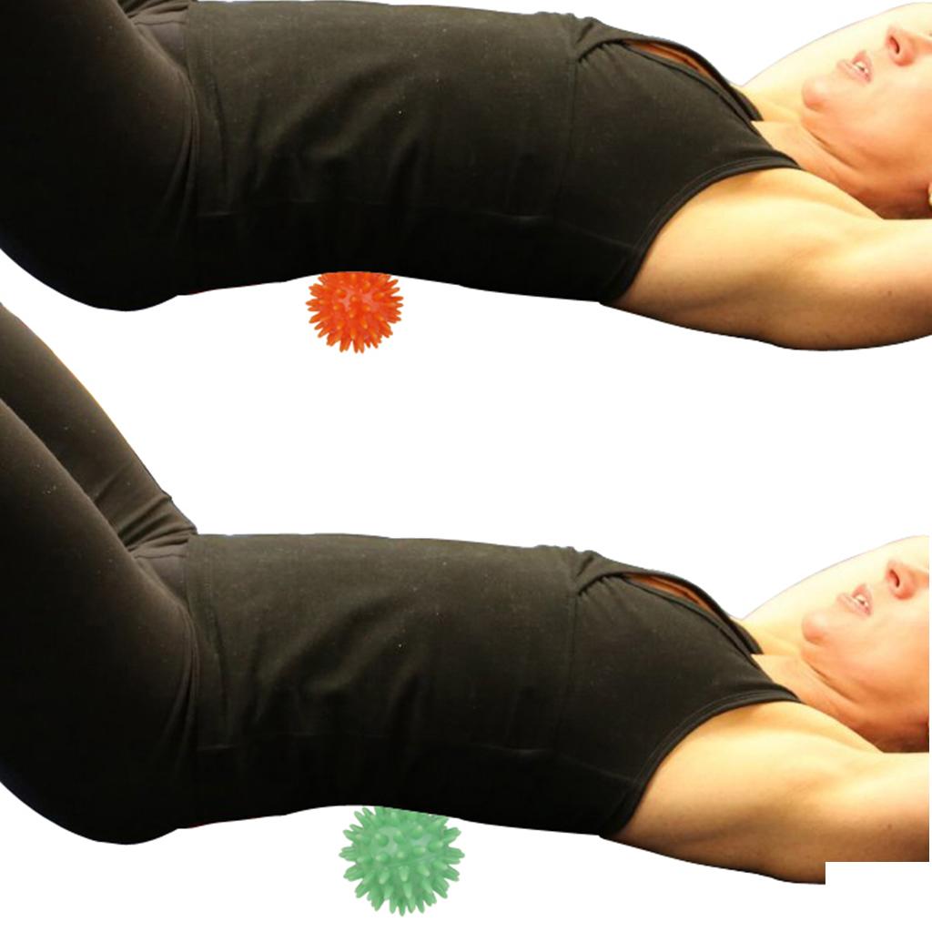 2 Pieces Spiky Trigger Point Acupuncture Deep Tissue Muscle Massage Ball