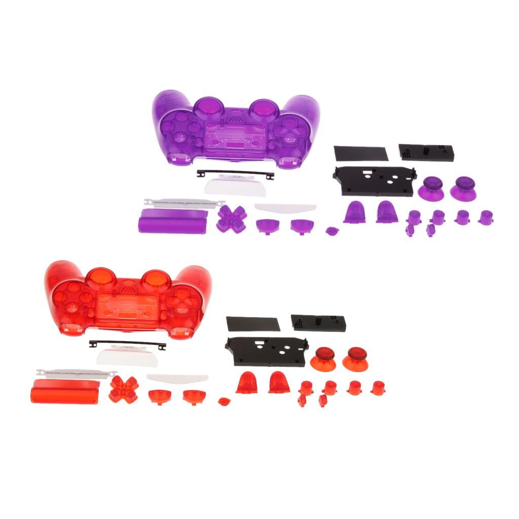 2x Housing Shell Case Mod Kit Replace for Sony PS4 Playstation 4 Dualshock 4