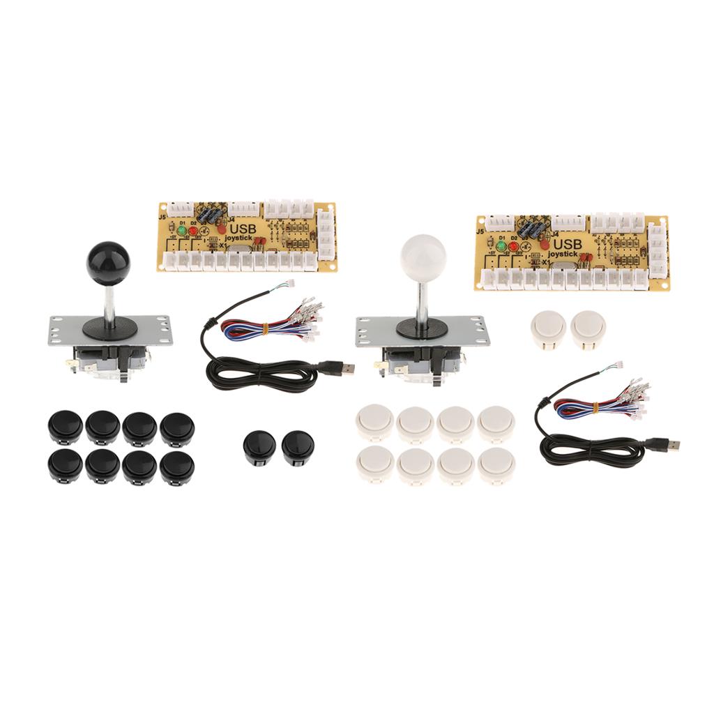 2 Sets Zero Delay USB Encoder Board PC Joystick DIY Kits for Arcade Game