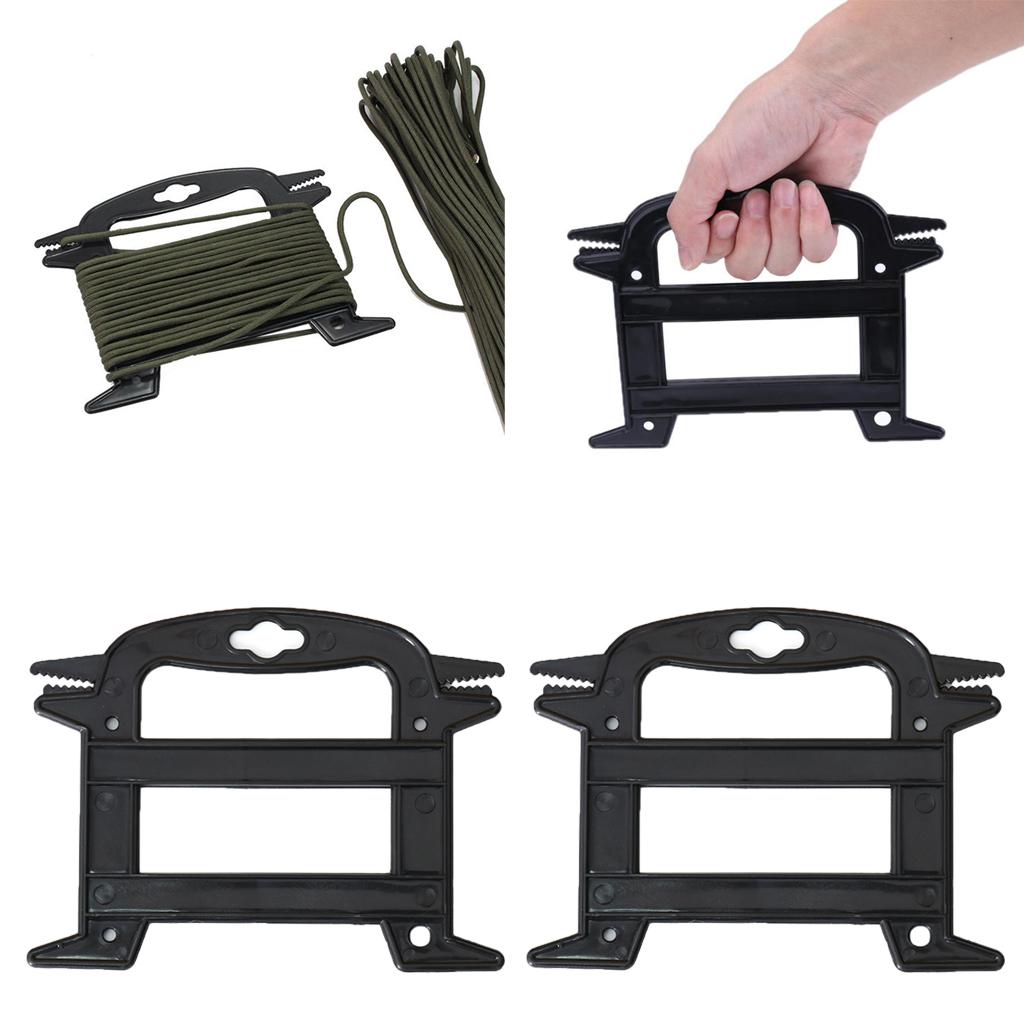2 Pieces Rope Winder Paracord Cord Organizer Spool Tool for Camping Fishing