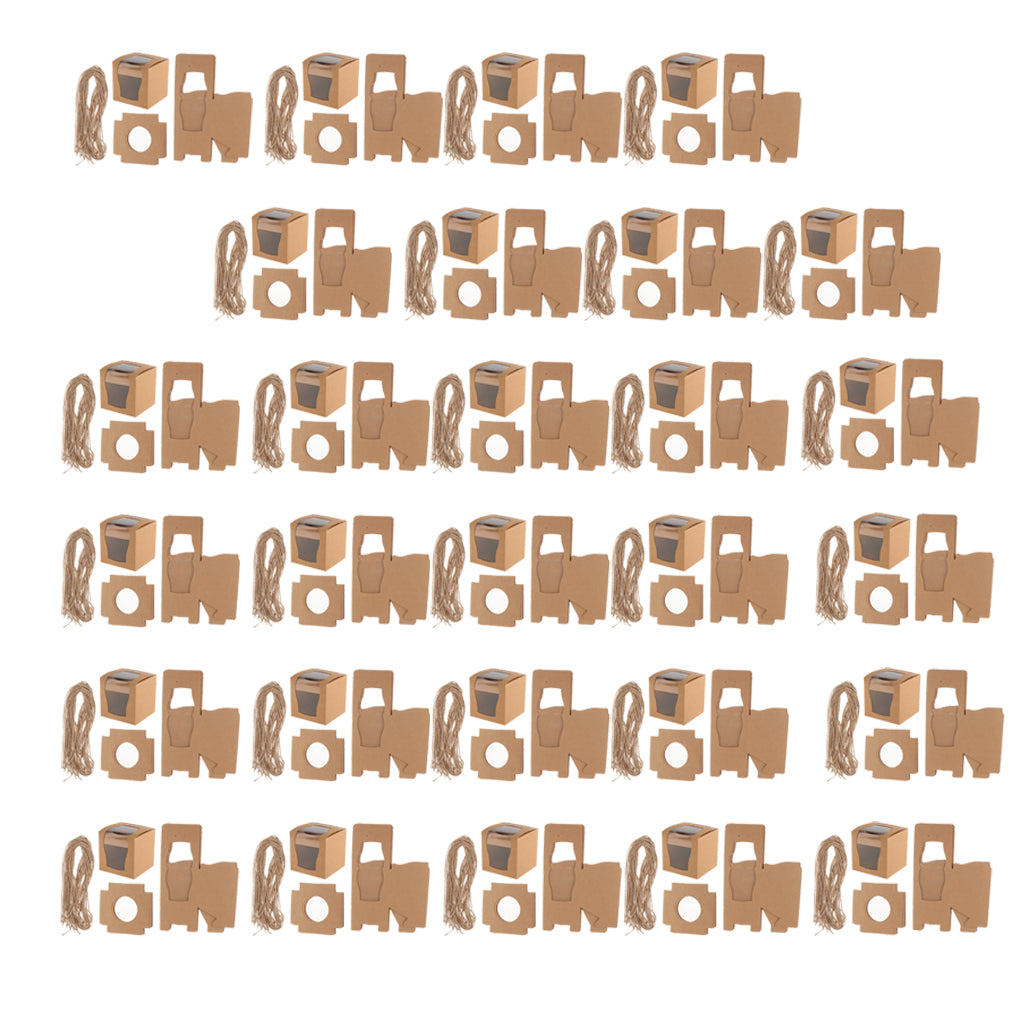 504/set Kraft Paper Cake Cupcake Box Bakery Wedding Party Favor Gifts Brown