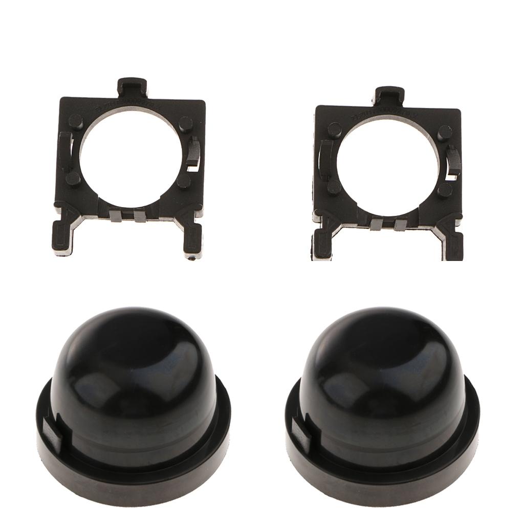 2x LED Headlight Dust Cover + 2x Headlight Bulb Holder For Ford Focus Mondeo