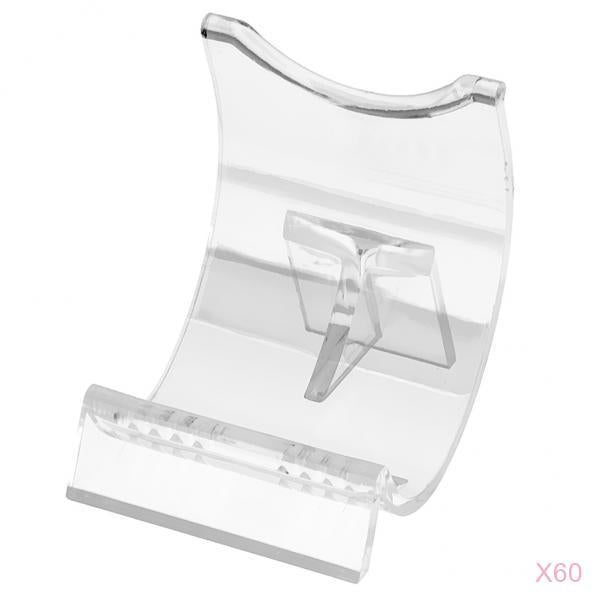 60x Lighter Display Stand Clear Acrylic Easel Holder Rack for Lighter Gift