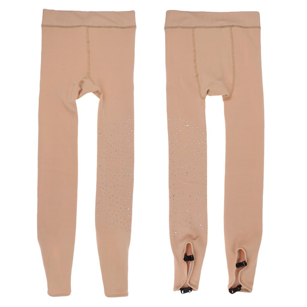 2x OverBoots Ice Figure Skating Tights Over Boots Leggings Compression Pants