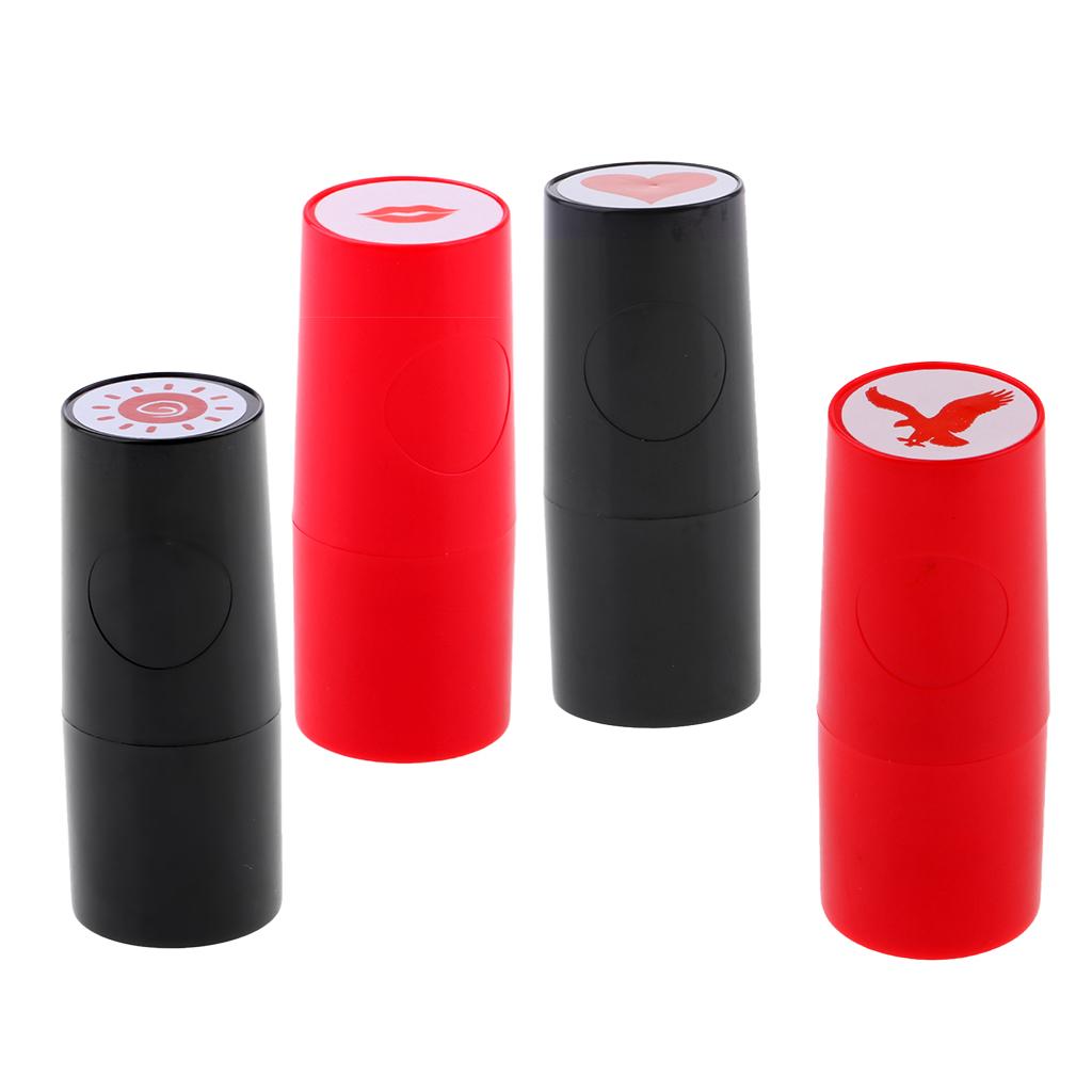 4x Colorfast Quick-dry Golf Ball Stamp Stamper Marker Eagle Sun Heart Eagle