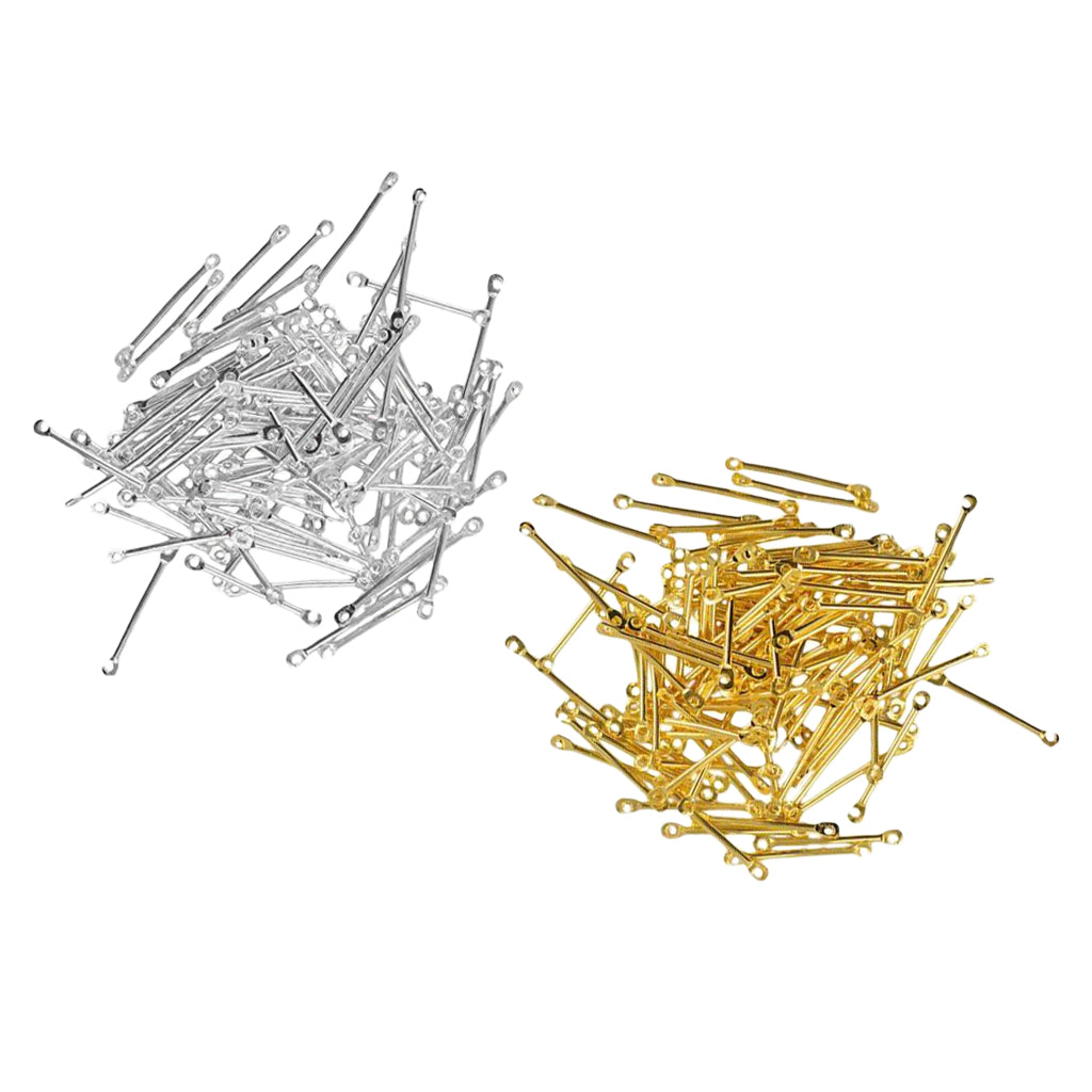 200 Pieces Wholesale Straight Bar Connectors Jewelry Findings Accessories