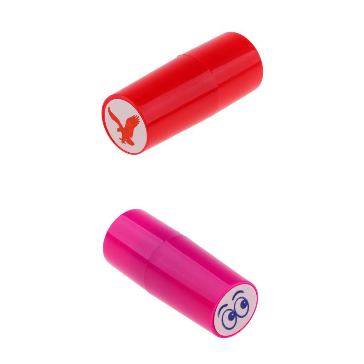2 Pieces Colorfast Golf Ball Stamper Marker Impression Seal Eyes+Eagle