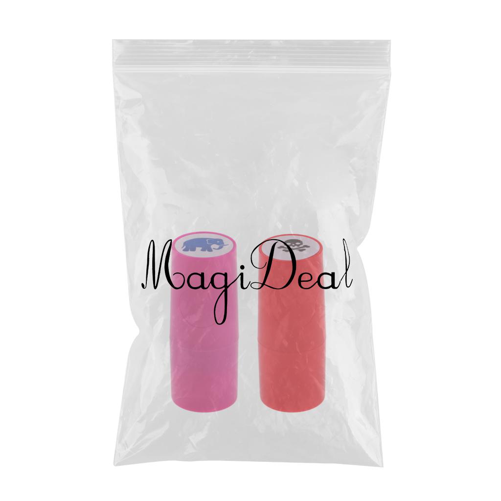 2 Pieces Colorfast Golf Ball Stamper Marker Impression Seal Elephant+Skull