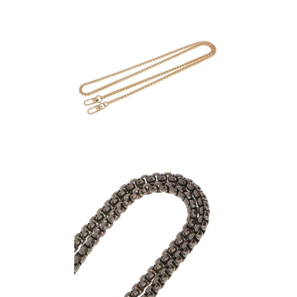 2Pcs Women Skinny Bag Chain Strap Replacement for Purse Handbag Shoulder Bag