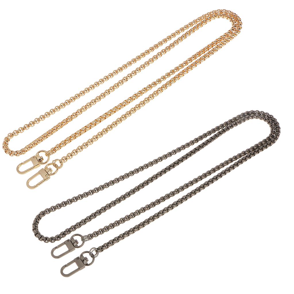 2Pcs Women Skinny Bag Chain Strap Replacement for Purse Handbag Shoulder Bag