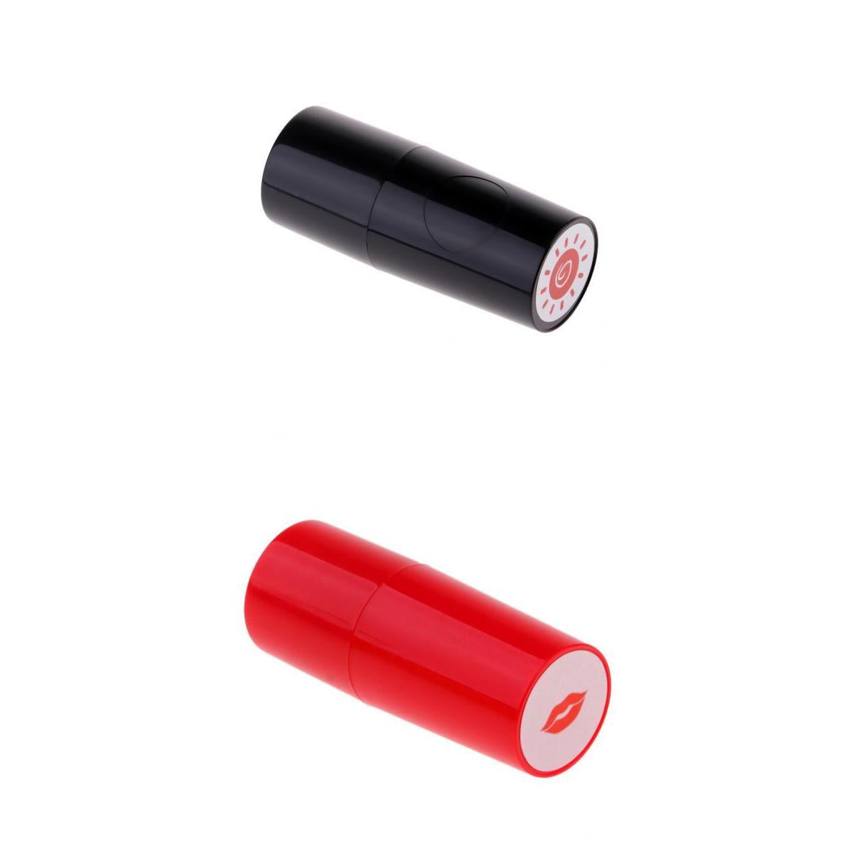 2 Piece Colorfast Golf Ball Stamper Marker Impression Seal Sun & Lips Design