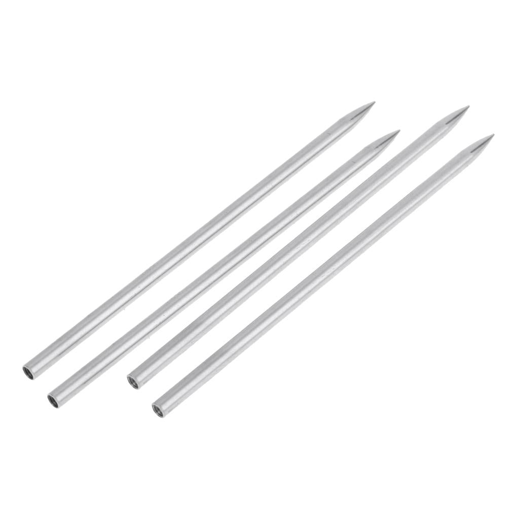 4pcs Stainless Steel Paracord Fid Lacing Stitching Braiding Needles 80x3mm