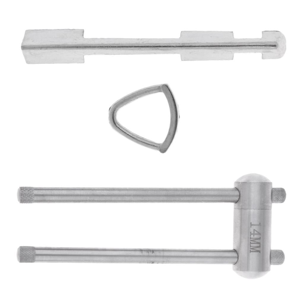 Billiard Tip Repair Aluminum Pool Cue Clamp+Cue Tip Press Tool Shaper Stick