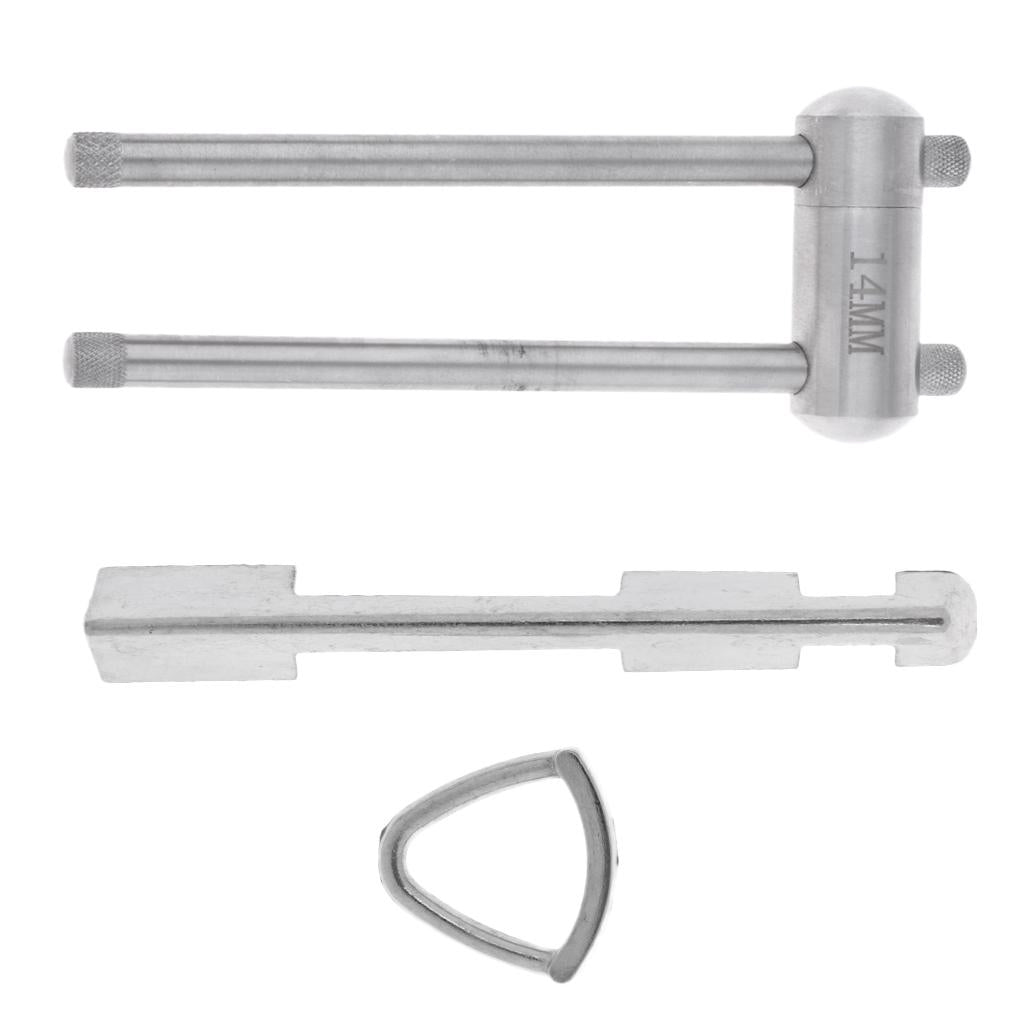 Billiard Tip Repair Aluminum Pool Cue Clamp+Cue Tip Press Tool Shaper Stick