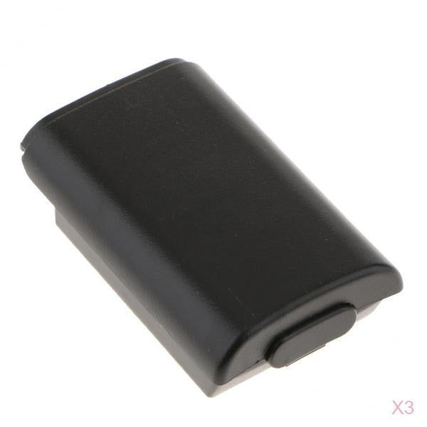 3Pack Battery Cover Back Door Lid for Microsoft 360 Slim Remote Control