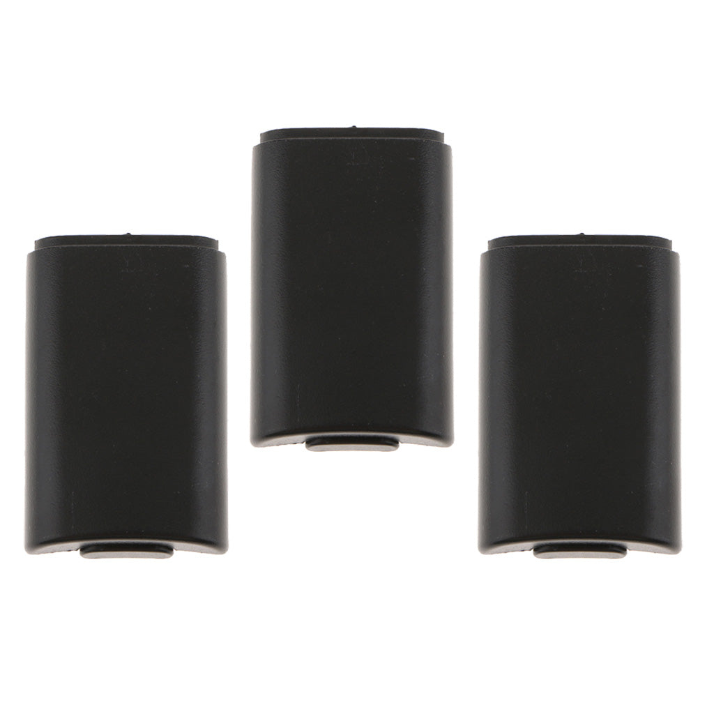 3Pack Battery Cover Back Door Lid for Microsoft 360 Slim Remote Control