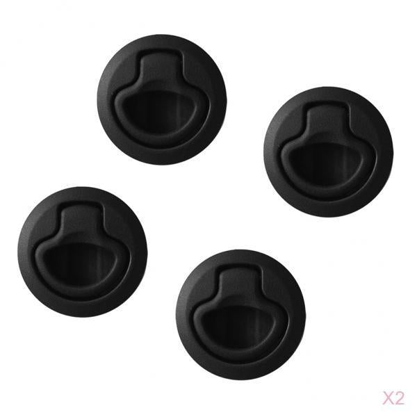 8 Pieces Nylon 2 Flush Pull Slam Latch for Boat Marine Deck Hatch 1/2" Door"