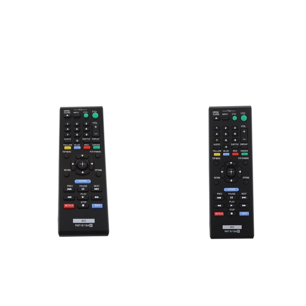 2x Replace Remote RMT-B119A For Sony BDP-BX18 BDP-S185 BLU-RAY DISC Player