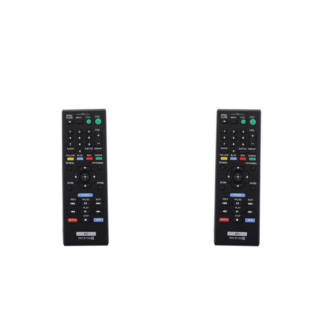 2x Replace Remote RMT-B119A For Sony BDP-BX18 BDP-S185 BLU-RAY DISC Player