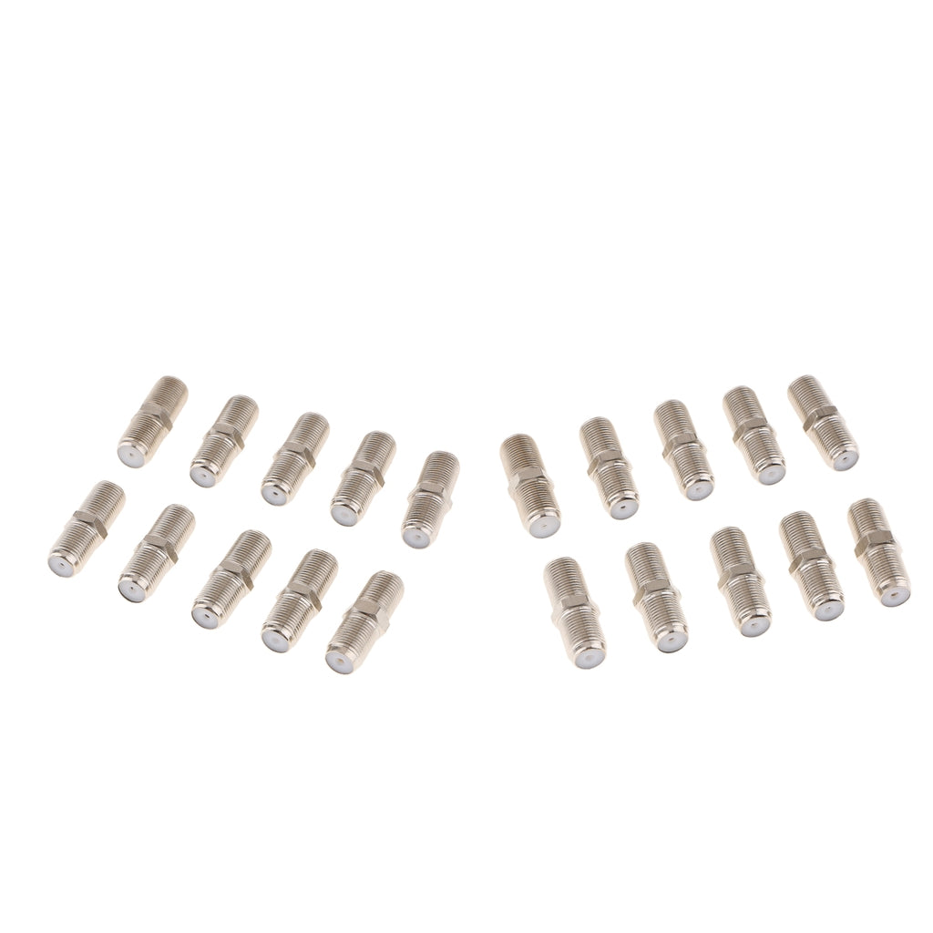20Pieces F Type RG6 Coax Cable Female to Female Connector