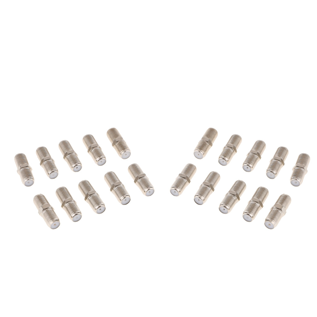 20Pieces F Type RG6 Coax Cable Female to Female Connector