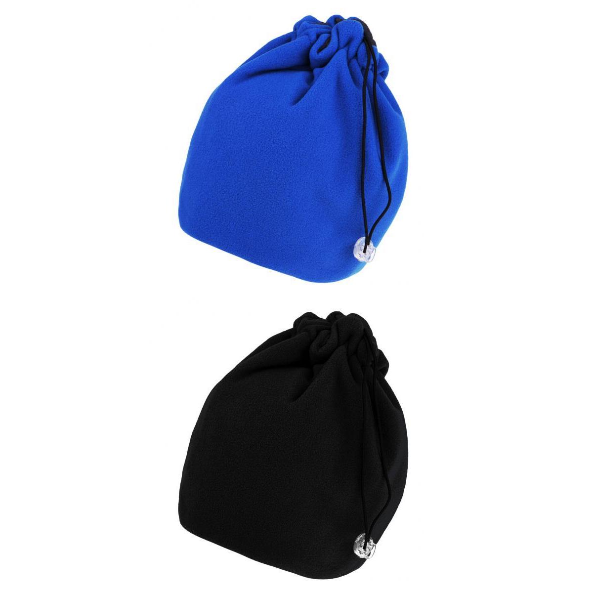 2Pcs Polar Fleece Tube Scarf Bandana Head Mask Cap Neck Snood Beanie