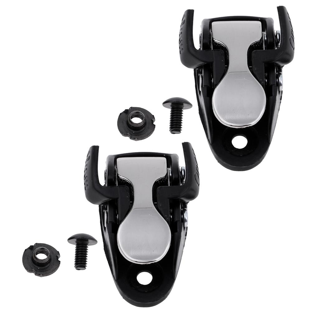 4Pcs Inline Skating Spider Buckles Roller Skate Boot Clasps with Screw Nut