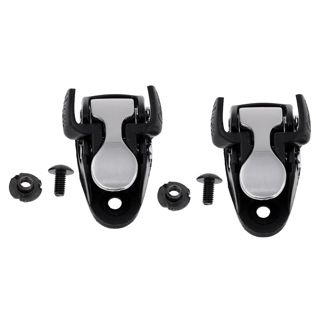 4Pcs Inline Skating Spider Buckles Roller Skate Boot Clasps with Screw Nut