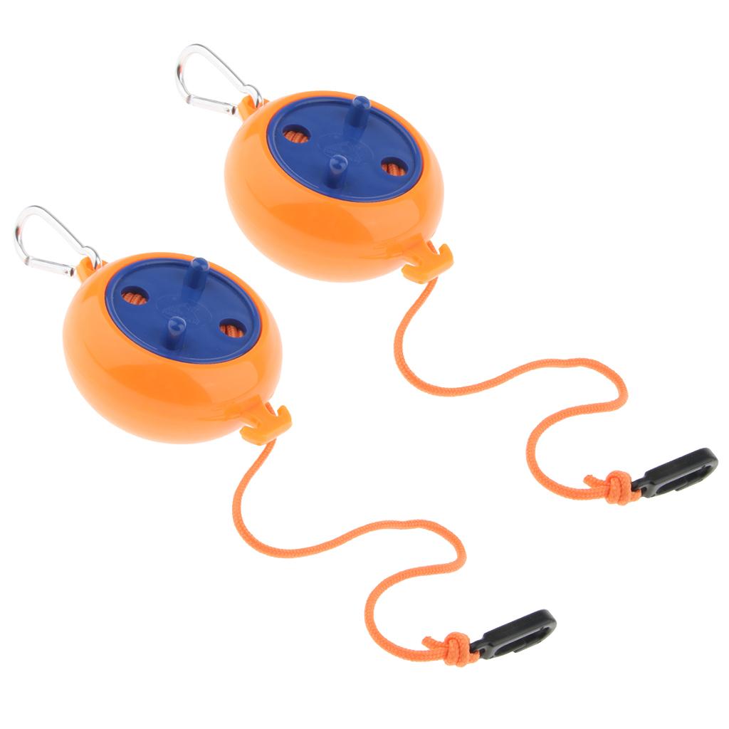 2Pcs Windproof Clothesline Outdoor Travel Retractable Rope Washing Line 8m