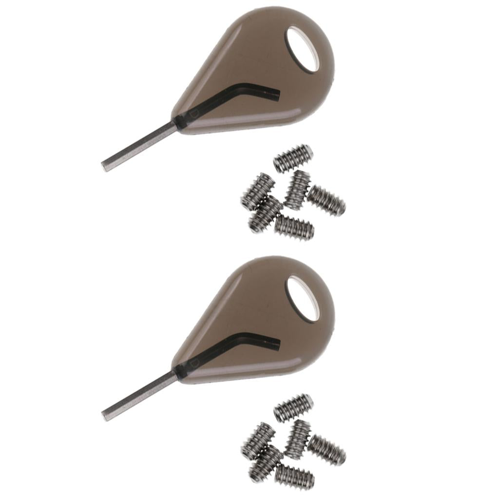 12 Pieces Fin Grub Screws + Key Set for Surfboard Fin Surfing Surf Accessory