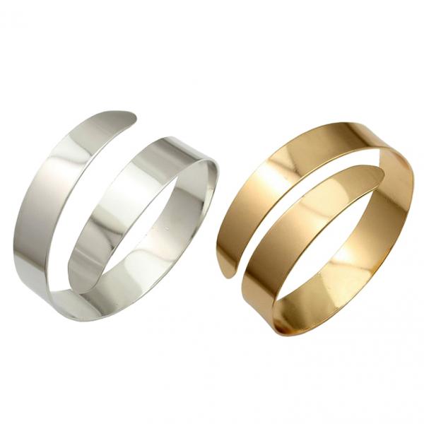 2pcs Charm Women Egypt Swirl Upper Arm Cuff Armlet Armband Bangle Bracelet