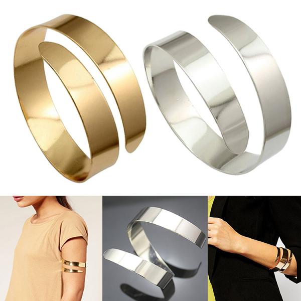 2pcs Charm Women Egypt Swirl Upper Arm Cuff Armlet Armband Bangle Bracelet