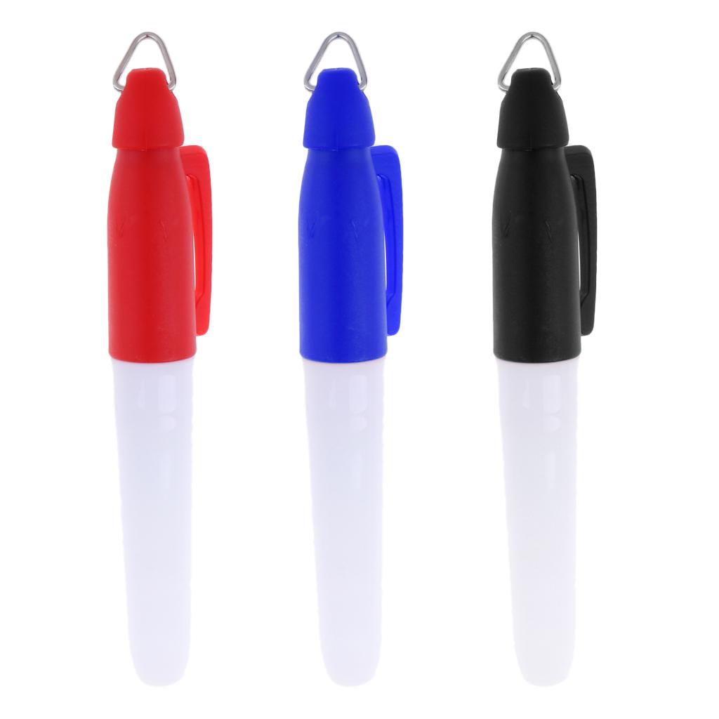 3Pcs Universal Golf Ball Line Marker Pen Drawing Golf Training Accessories