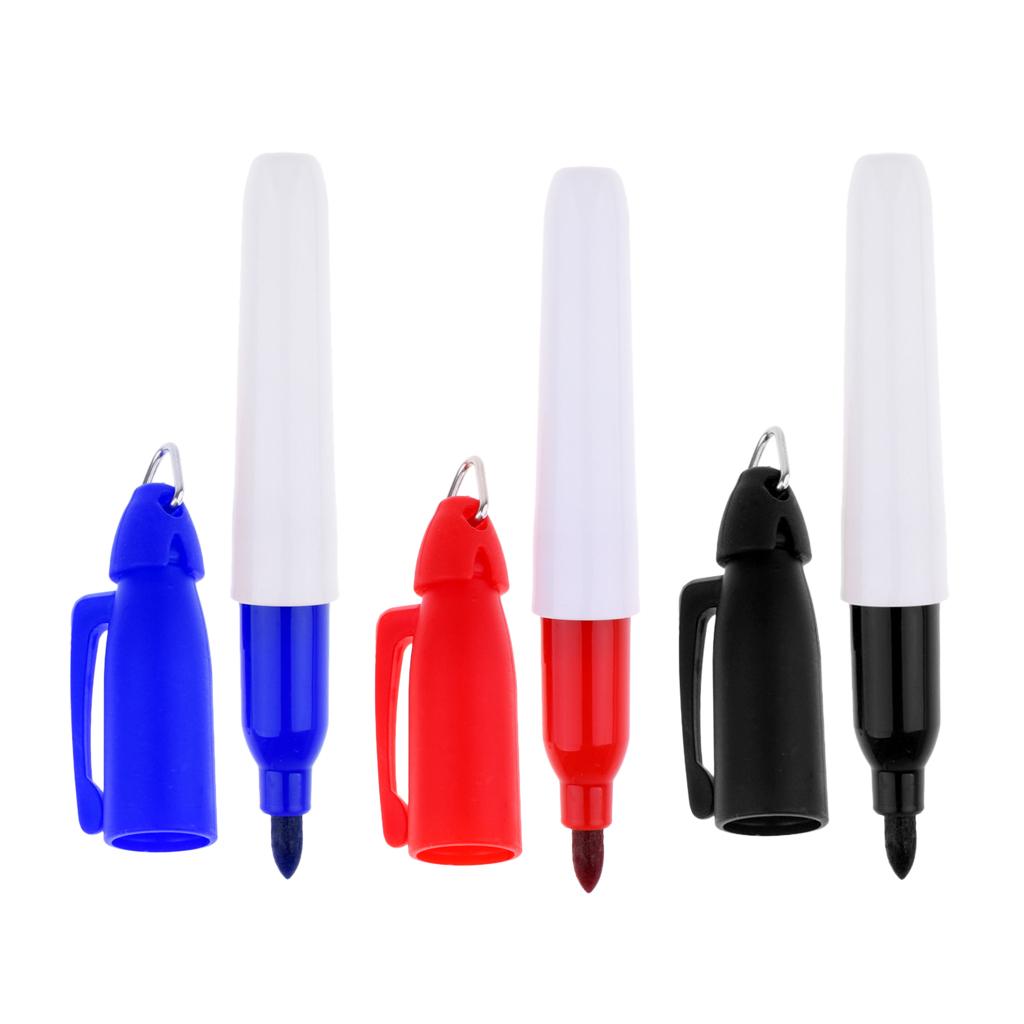 3Pcs Universal Golf Ball Line Marker Pen Drawing Golf Training Accessories
