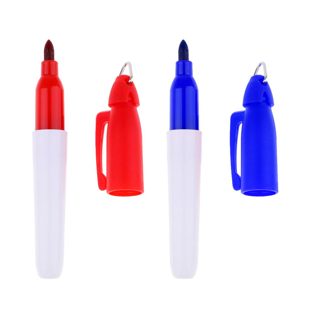 2Pc Universal Golf Ball Line Marker Pen Alignment Drawing Tool Golf Training