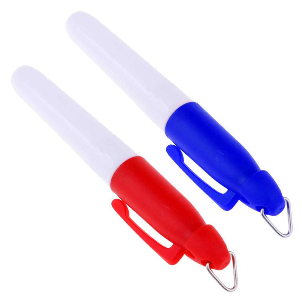 2Pc Universal Golf Ball Line Marker Pen Alignment Drawing Tool Golf Training