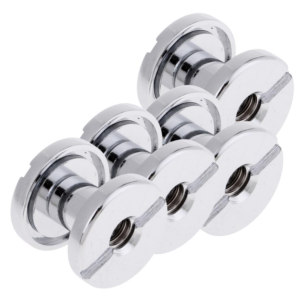 4Pc Heavy Duty Book Screw Back Plate Hardware for Scuba Diving BCD Equipment