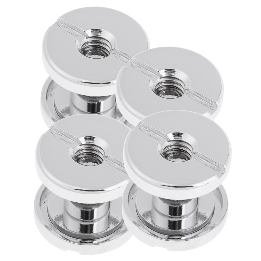 4Pc Heavy Duty Book Screw Back Plate Hardware for Scuba Diving BCD Equipment