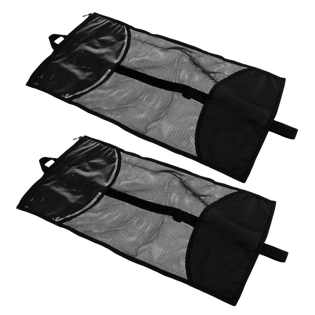 2Pcs Scuba Diving Kayak Swim Surfing Snorkel Gear Mesh Bag & Shoulder Strap