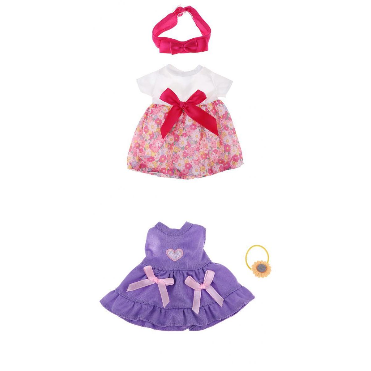 2pcs Handmade Fashion Dress Clothes Accessories for 25cm Mellchan Dolls Accs