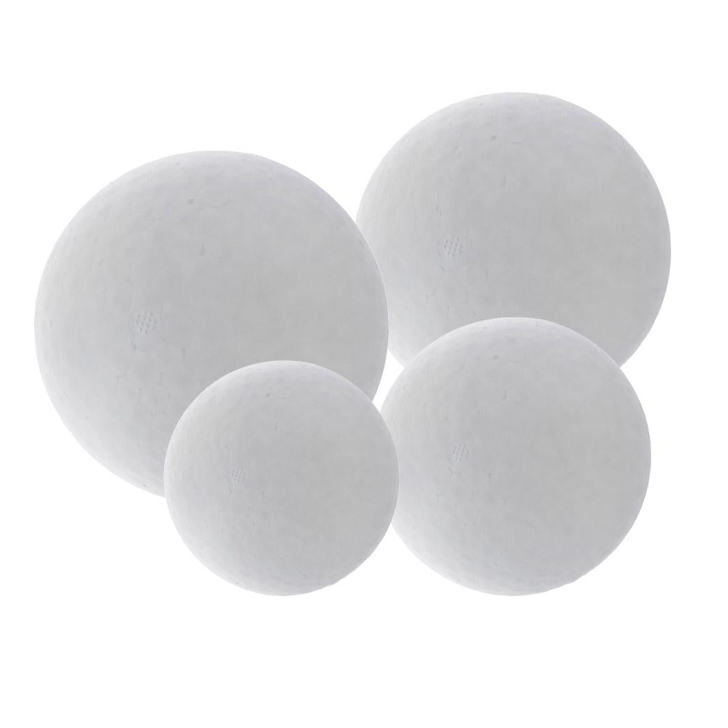 4 Pieces Solid Polystyrene Styrofoam Foam Ball for Wedding 150/180/200/250mm