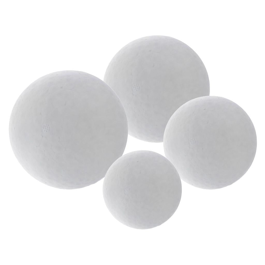 4 Pieces Solid Polystyrene Styrofoam Foam Ball for Wedding 150/180/200/250mm