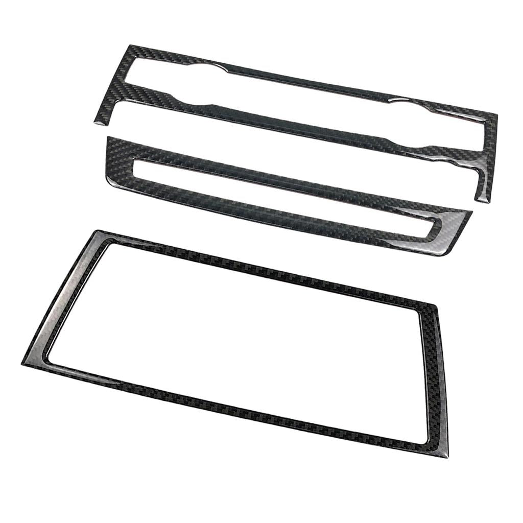 Carbon Fiber GPS Navigation Control Panel Cover Frame For e70 e71 X5 X6