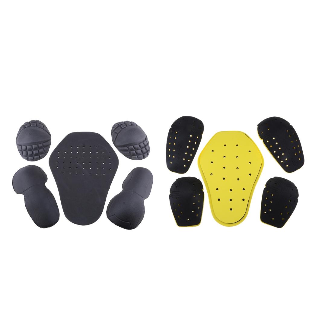 2 Sets Motorcycle Motocross Armour Elbow Back Shoulder Elbow Protection Pads