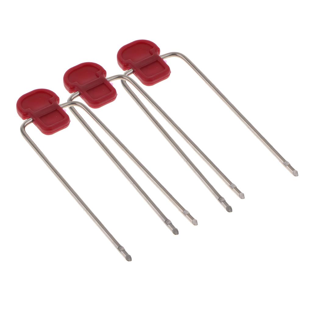 3PCS Car Auto Interior Radio Audio Stereo CD Key Removal Install Tool Kit
