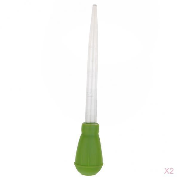 2 Pcs Aquarium Pipette Dropper Fish Tank Clean Coral Target Feeder 30ml