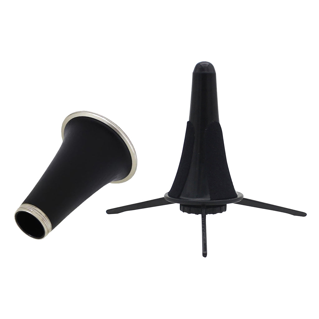 Bb Clarinet Bell+Foldable Tripod Stand Holder Rack for Wind Instrument Parts