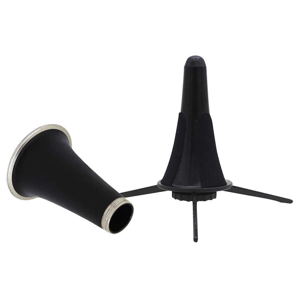 Bb Clarinet Bell+Foldable Tripod Stand Holder Rack for Wind Instrument Parts