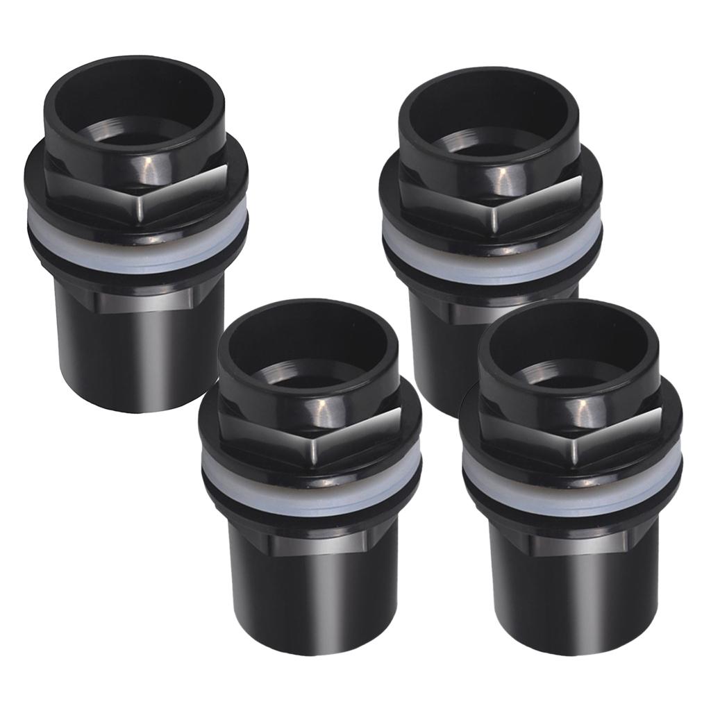 4 Pcs Fish Tank Tube Pipe Joint Aquarium Pipe Connector Coupler Adapter 32mm